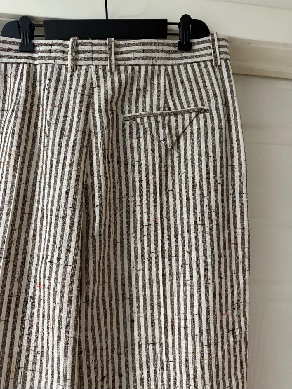 Bottega Veneta knotted viscose and silk trousers